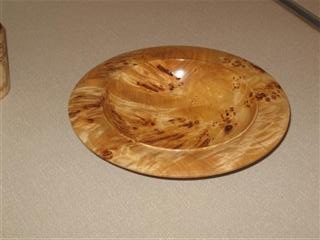 Burr dish by Howard Overton